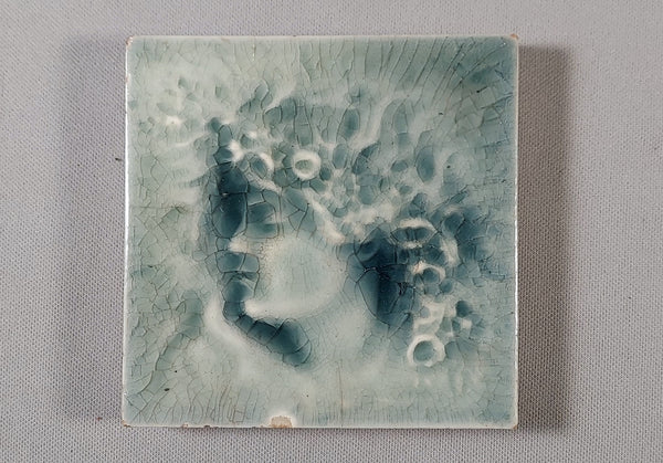 Art Nouveau Portrait Tile Bungalow Bill antiques