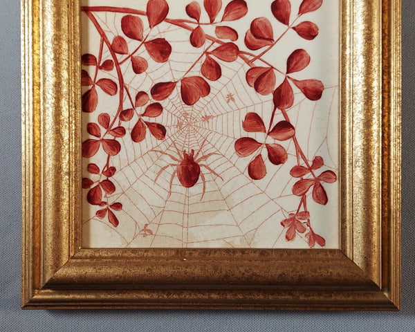 Victorian Tile with Spider BungalowBILL antiques