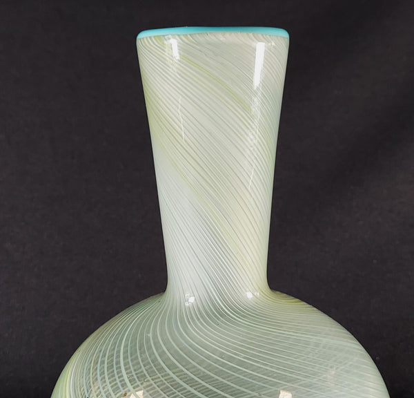 Dansk Mezza Filigrana Swirl Art Glass Vase Bungalow Bill