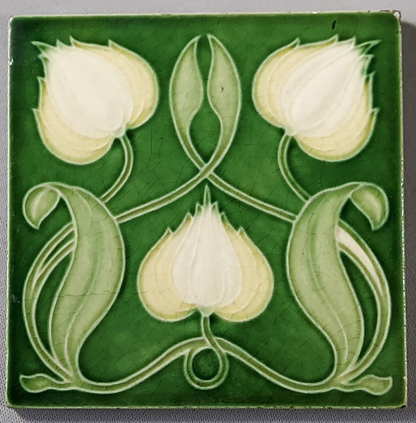 Art Nouveau Tile Bunaglow Bill Antiques