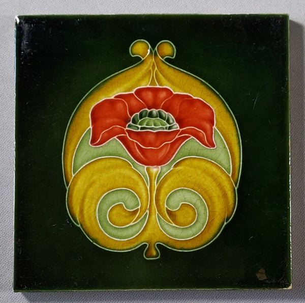 W.S. & Co. Art Nouveau Tile BungalowBILL Antiques