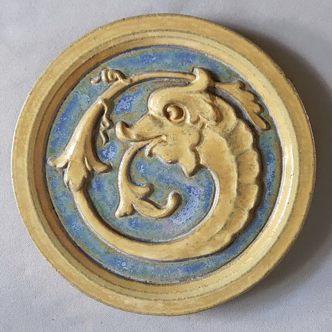 Dolphin Tile Roundel By AETCO BugalowBILL Antiques