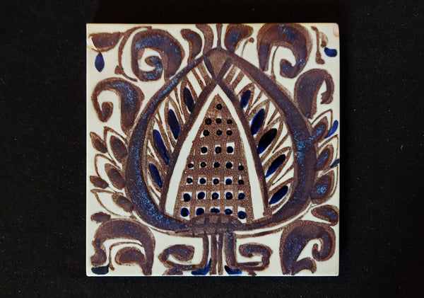 Royal Copenhagen Tile by Kari Christensen Bungalow Bill Antiques