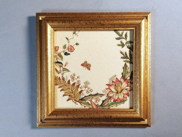 Antique English Transferware Tile Bungalow Bill Antiques