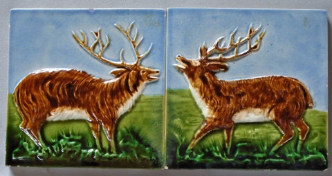 Hamilton Tile Elk Bungalow Bill Antique