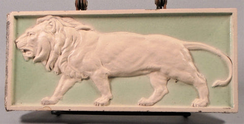 Beaux Arts Lion Tile Bungalow Bill Antique