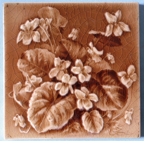 Sherwin Cotton Tile African Violet Bungalow Bill Antique