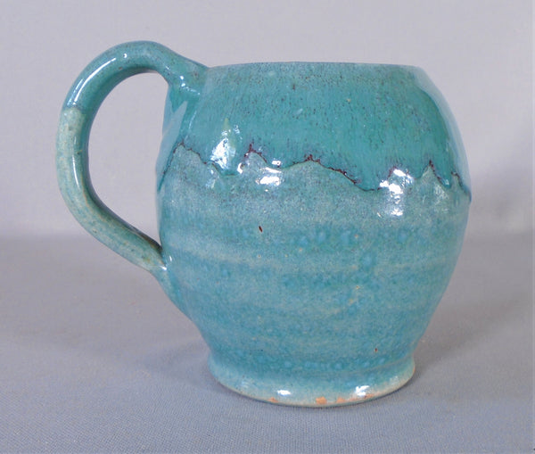 North State Carolina Pottery Chinese Blue Mug Southern Highlanders Bungalow Bill Antique