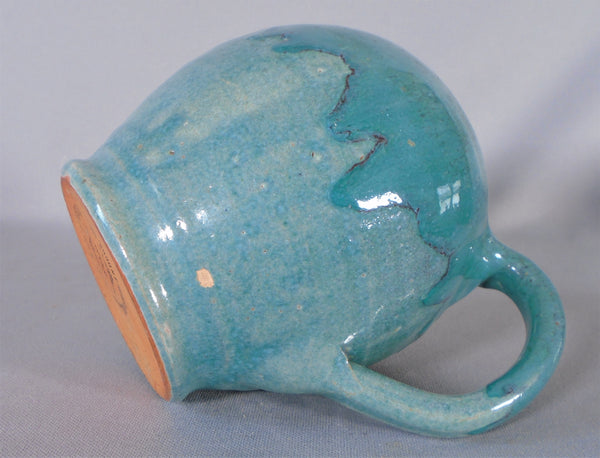 North State Carolina Pottery Chinese Blue Mug Southern Highlanders Bungalow Bill Antique