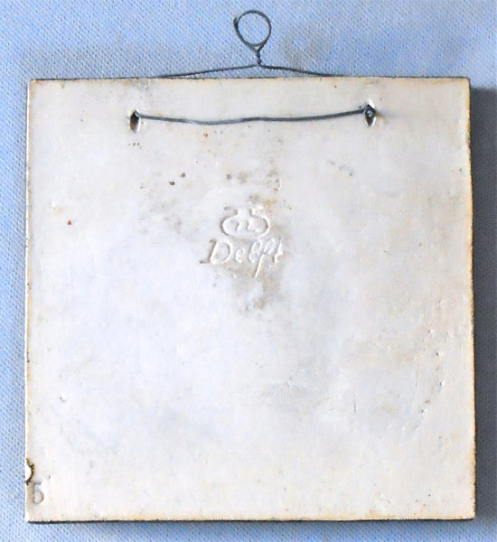 Swan Tile by Royal Delft De Porceleyne Fles Bungalow Bill antiques