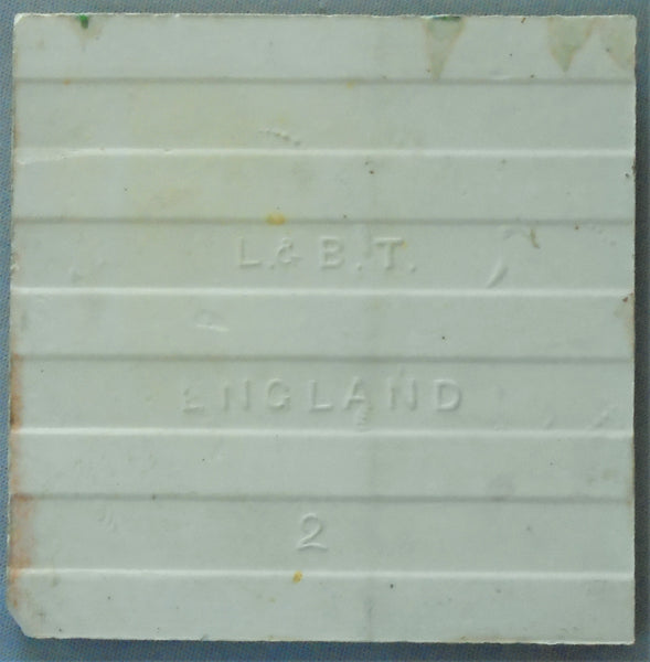 Lea & Boulton Art Nouveau Poppy Tile Bungalow Bill Antique