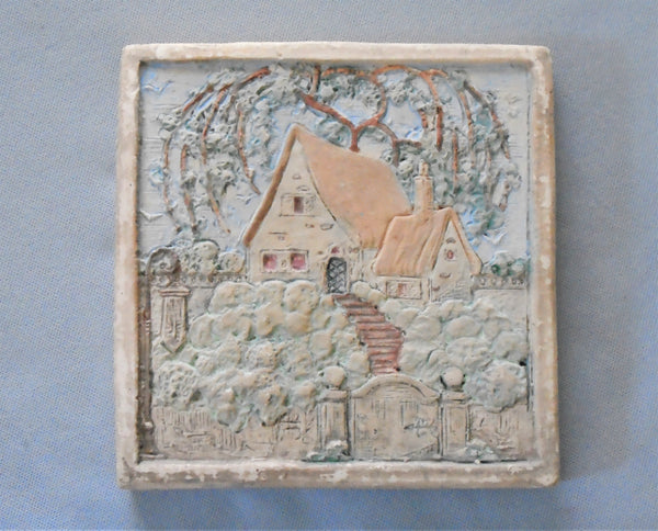 Muresque Tile English Cottage Bungalow Bill Antique