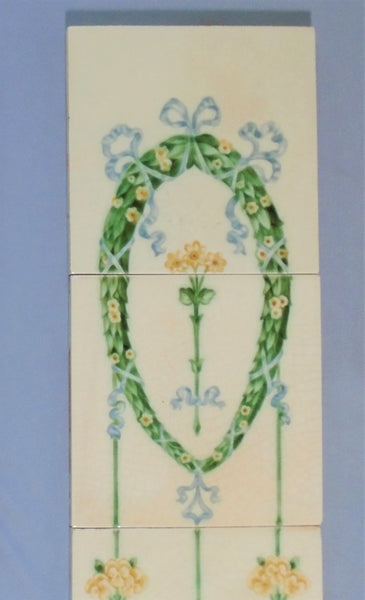Edwardian Fireplace Tiles Bungalow Bill Antique