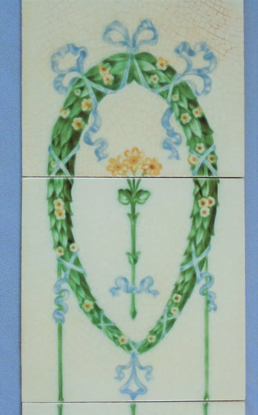 Edwardian Fireplace Tiles Bungalow Bill Antique
