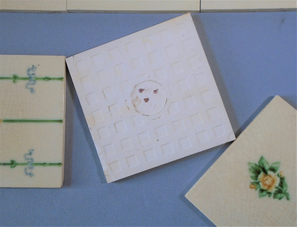Edwardian Fireplace Tiles Bungalow Bill Antique
