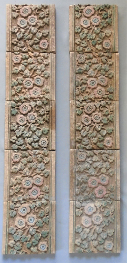 Claycraft Potteries Tiles Flower Border Bungalow Bill Antique