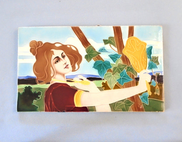 Carl Luber for Johann von Schwarz German Art Nouveau Woman