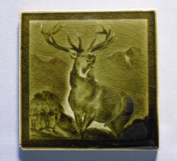 Hamilton Ohio Tile Elk Bungalow Bill Antique