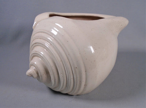 Vintage Ceramic Conch Shell Planter Bungalow Bill Antique