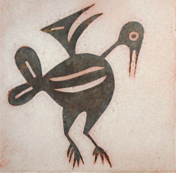 Mexican Modernism Tile Bird Bungalow Bill Antique