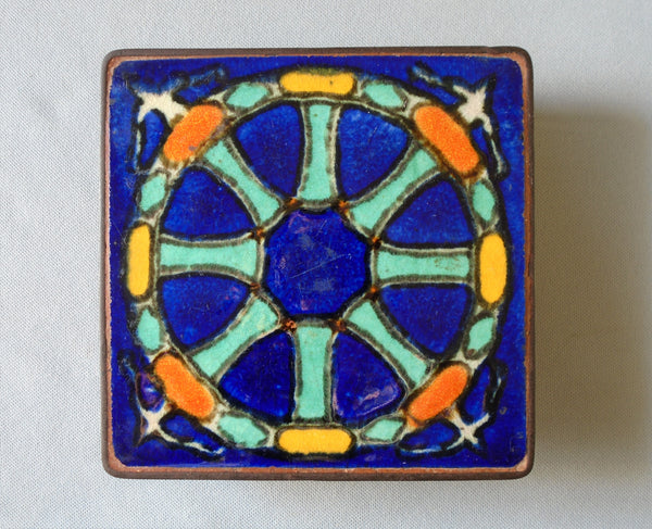 Hispano Moresque Tile California Pottery Bungalow Bill Antique