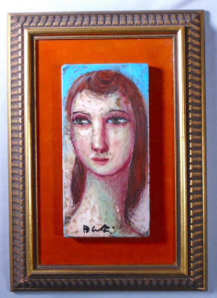 Alvaro Cartei Portrait Tile Bungalow Bill Antique