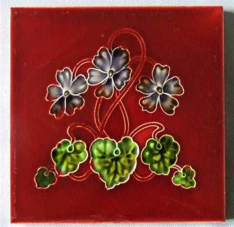 English Art Nouveau Tile G & T Ltd