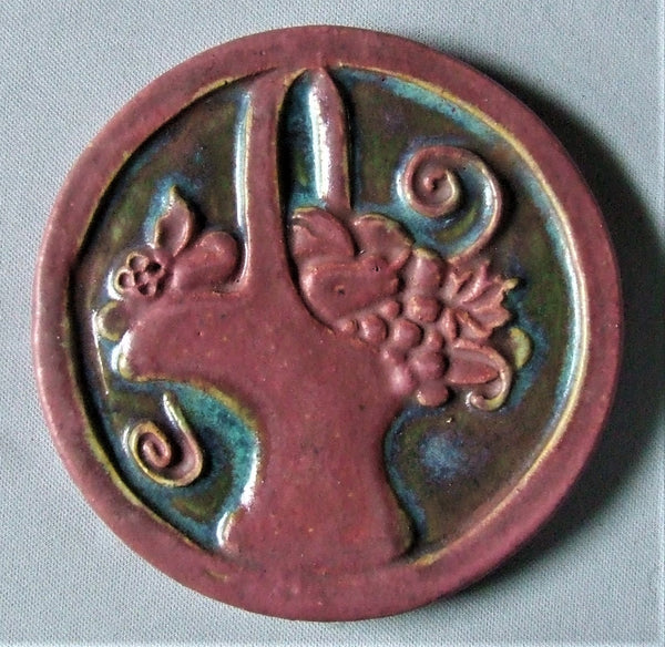 Fulper Pottery Tile Famille Rose Box Mark