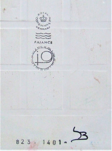 Royal Copenhagen Aluminia Faience Pottery Tile
