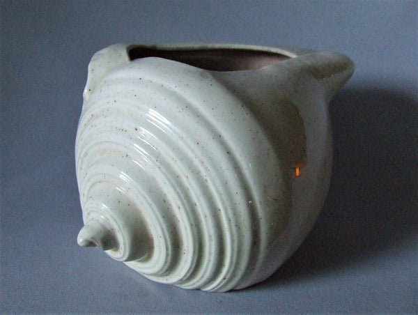 Vintage Ceramic Conch Shell Planter Bungalow Bill Antique