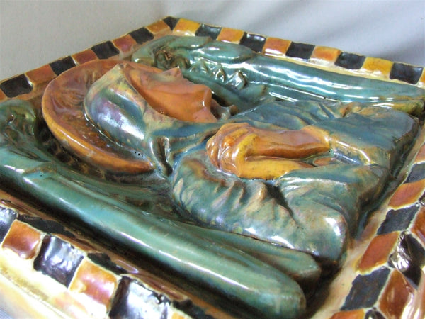 Angel Tile by AETCO American Encaustic Art Pottery