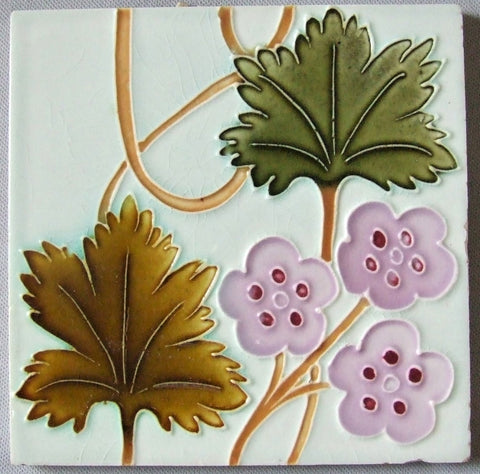 Le Glaive Art Nouveau Tile Bungalow Bill Antique