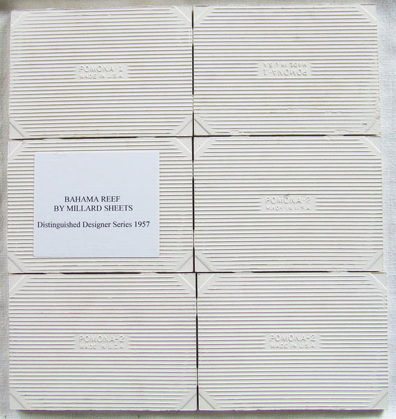  Pomona Tile Millard Sheets Bahama Reef backs