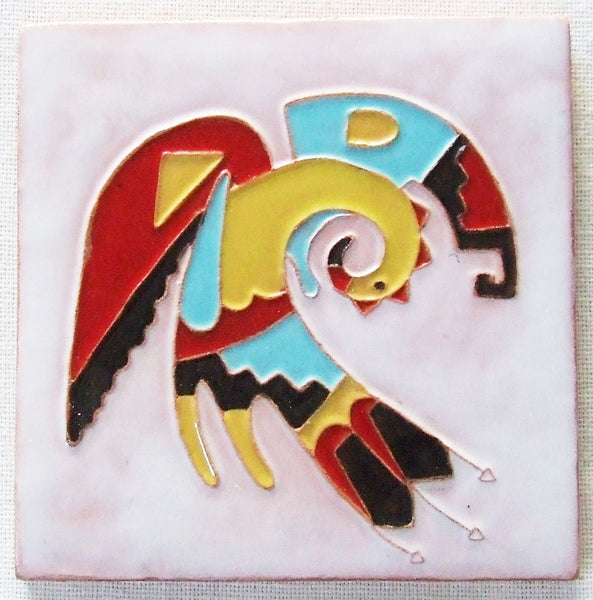 Desert House Lotz McKusick Gila Pottery Bird Tile Arizona