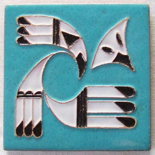 Desert House Lotz McKusick Gila Pottery Tile Navajo Bird