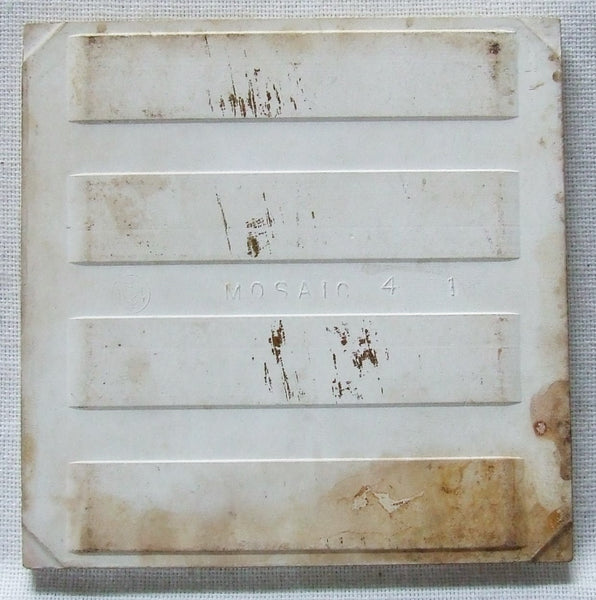 China Painting Tile Bungalow Bill Antique