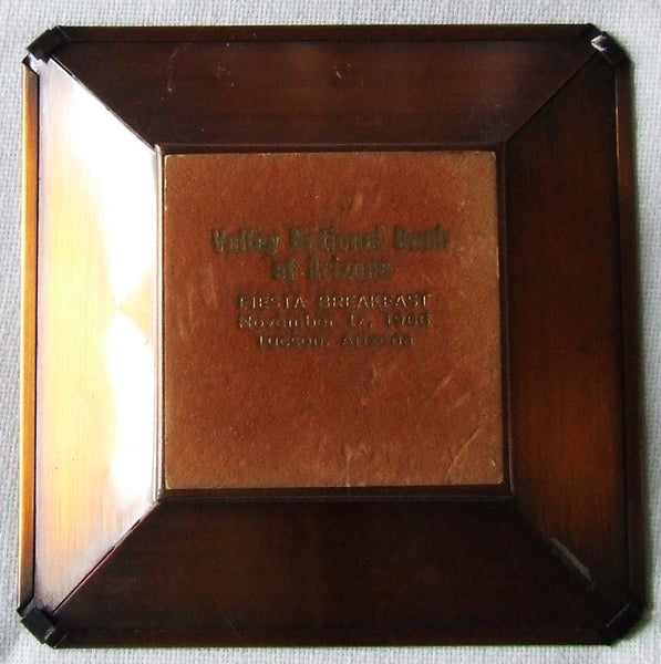 McKusick Gila Pottery Thunderbird Tile in Copper