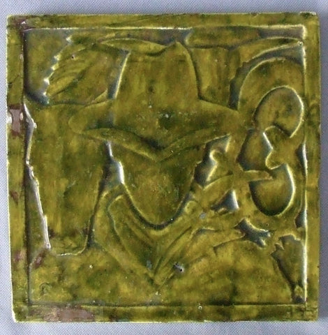 Cowboy Tile antique