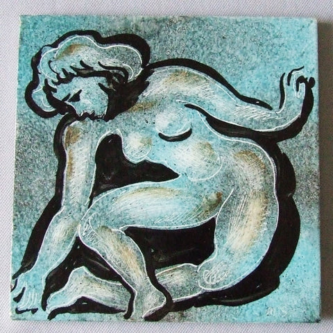 Blue Nude Tile