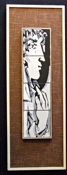 mid century tile portrait