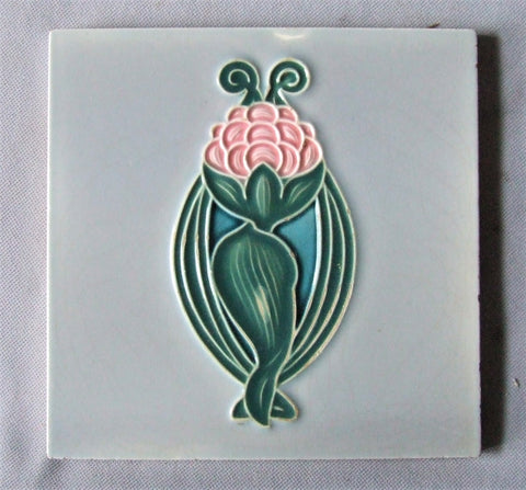 Gilliot Heimixen Art Nouveau Tile
