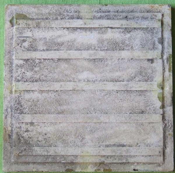 Antique Tile with Geometric Design