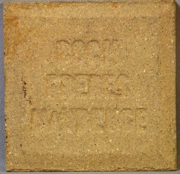 Boch Freres Maubeuge Tile Waterlily Encaustic