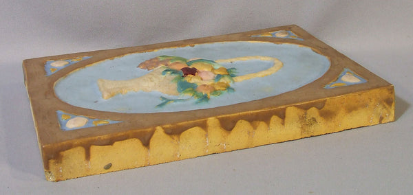 Cambridge Wheatley Tile Plaque Bungalow Bill antique