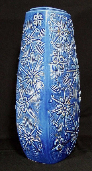 Scheurich Blue Kosmos Foor Vase