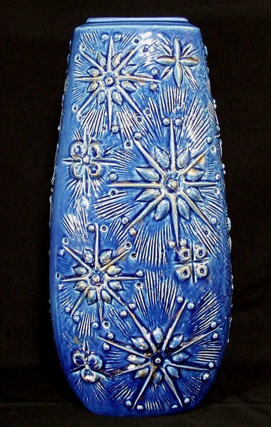 Scheurich Blue Kosmos Foor Vase